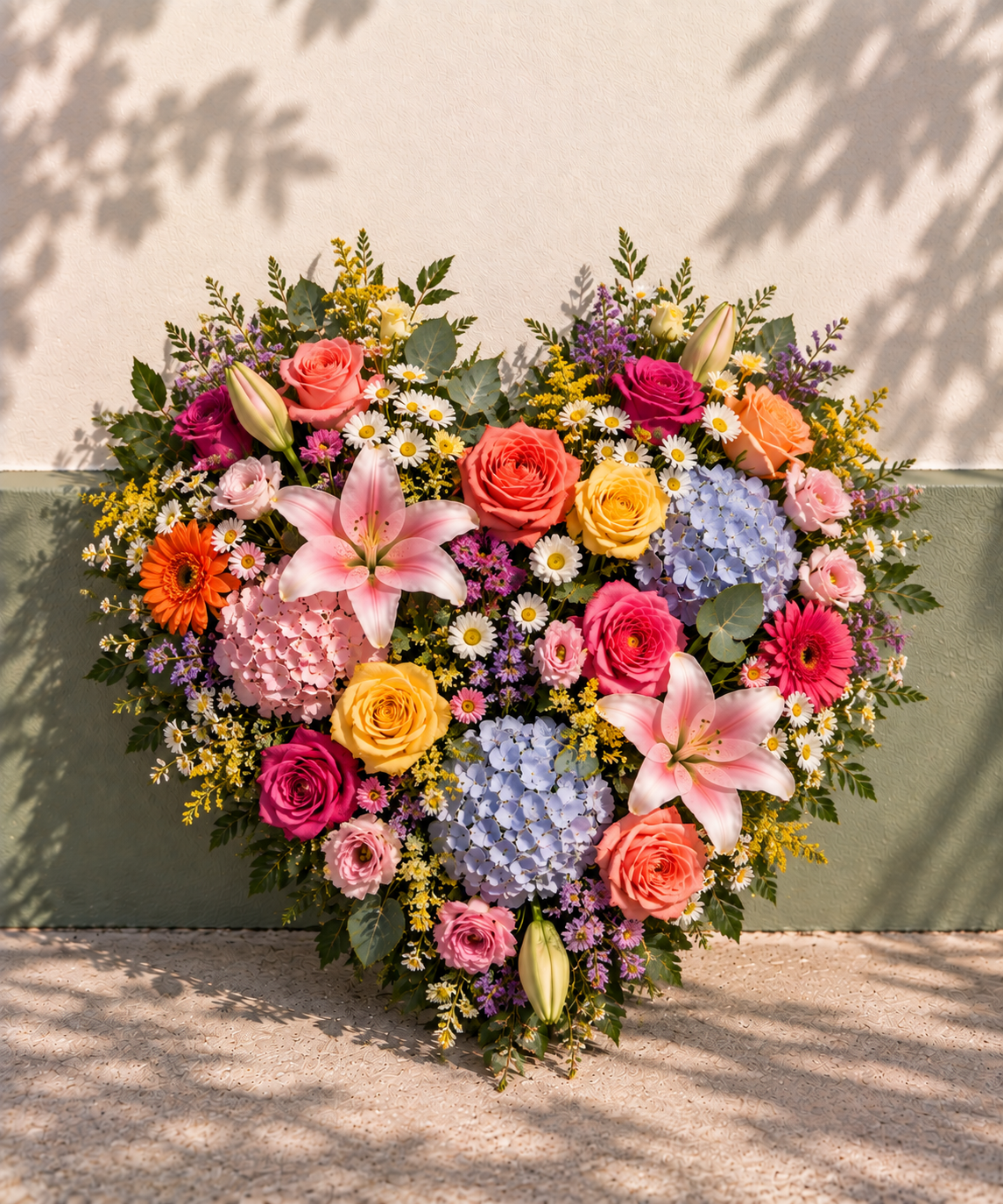 Cœur en fleurs