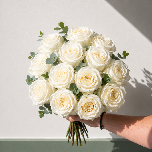 Bouquet Roses Blanche