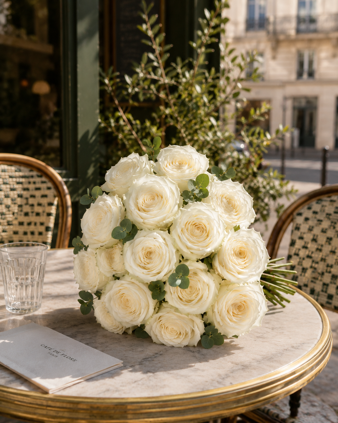 Bouquet Roses Blanche