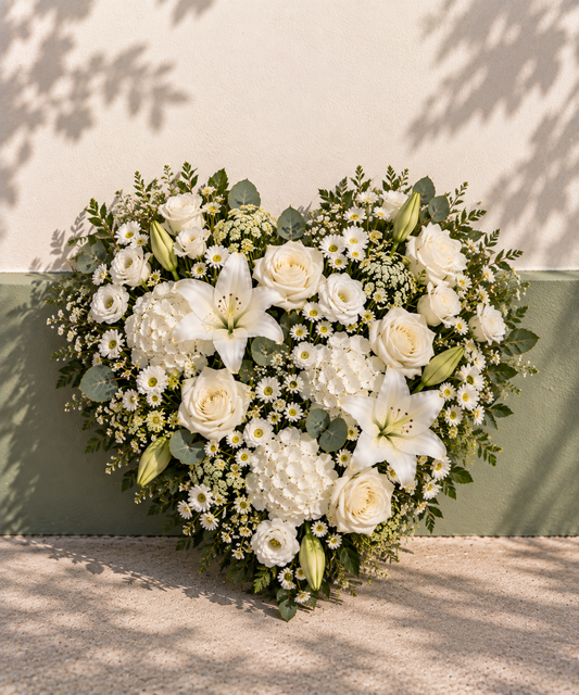 Cœur en fleurs