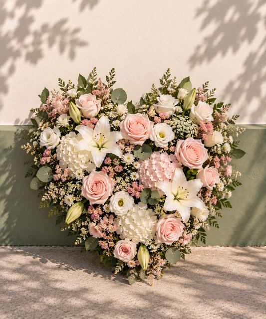 Cœur en fleurs